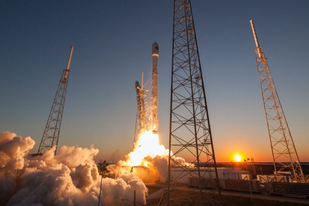 Spacecraft Launching For Space Exploration