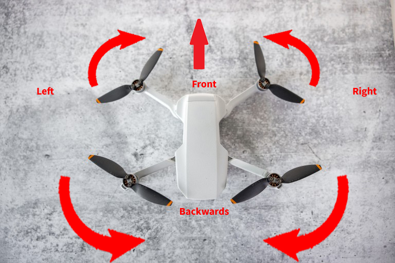 Drone Front Movement