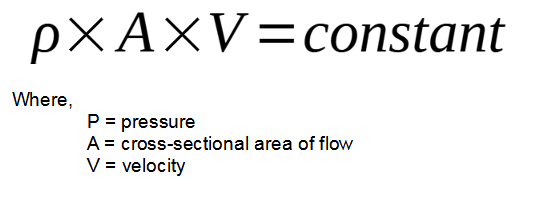 Continuity equation