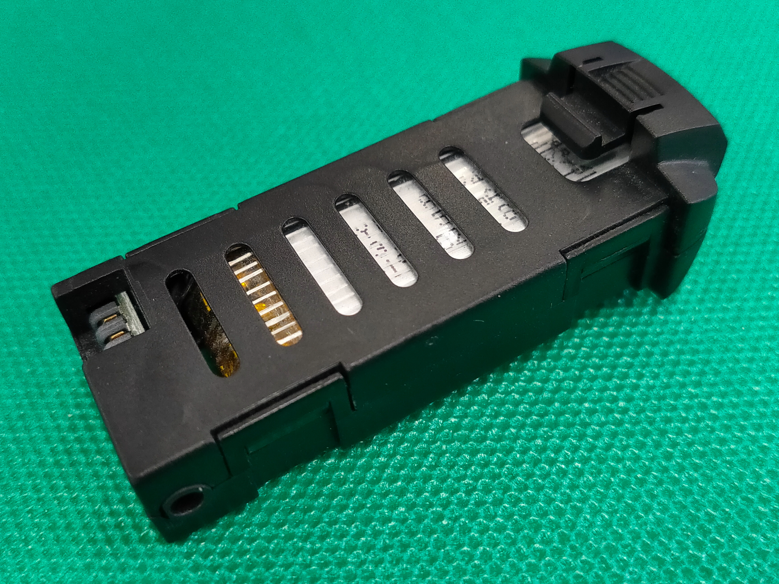 LiPo battery in a light plastic shell
