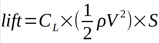 Lift equation