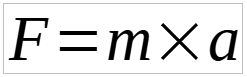 Newton's second law of motion